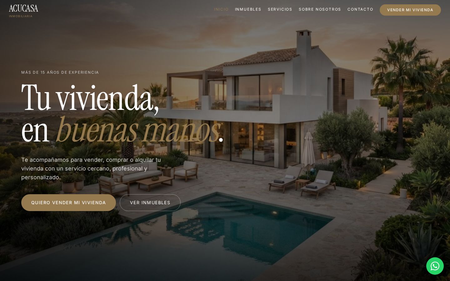 Web de Acucasa — Inmobiliaria