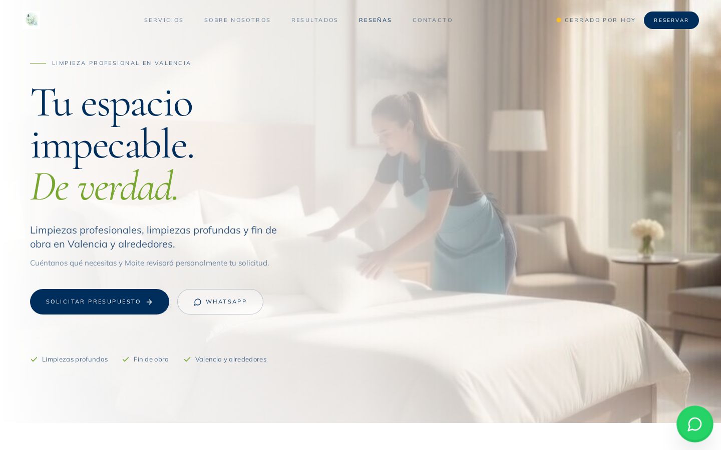 Web de Econolimpio — Limpieza