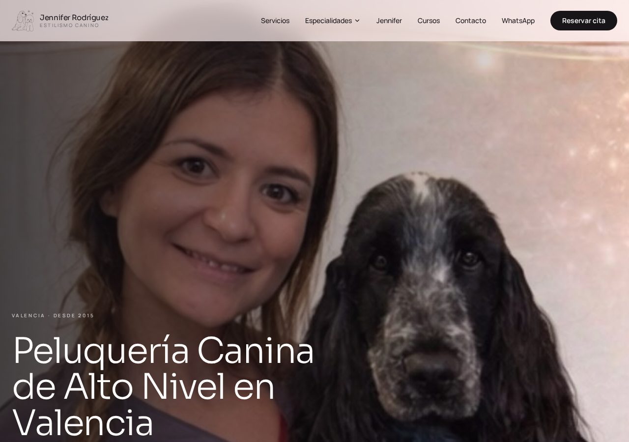 Web de Jennifer Rodríguez — Peluquería canina
