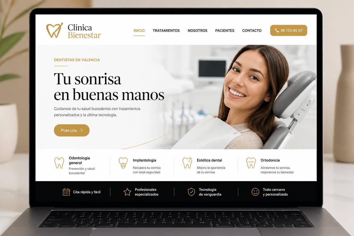Web de Clínica Bienestar — Dentista